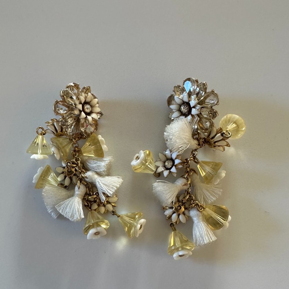J.Crew Bloom Statement Earrings - image 1